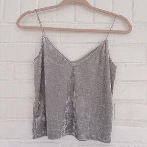 H&M Divided Crushed Velvet Camisole Top Size XS